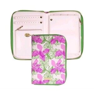 Lilly Pulitzer Jewelry Zippered Case Multi Pocket in Sunset Shadows Home